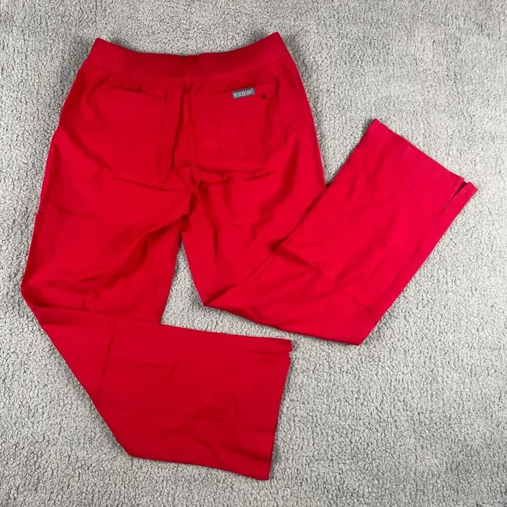 Med Couture Women's S Petite Red 'Energy Collection' Yoga 2 Cargo Pocket Pant - Picture 14 of 15